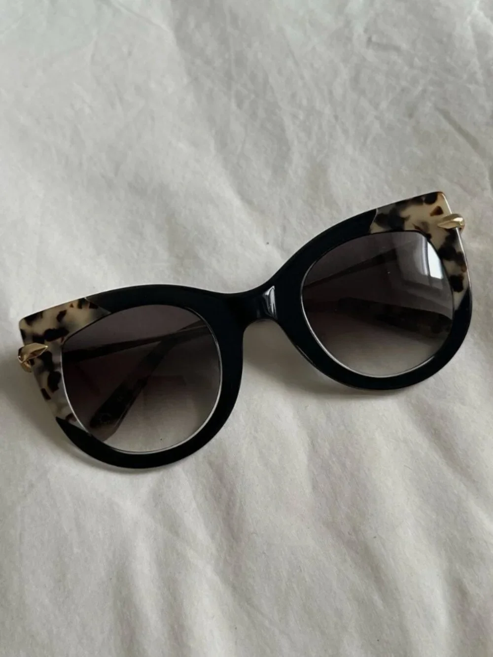 Krewe Laveau Cat Eye Sunglasses 24k